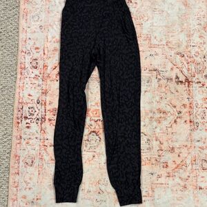 Black Patterned lululemon align Joggers